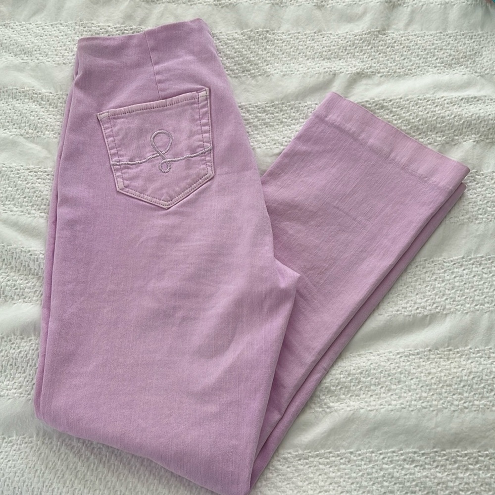 Lilly Pulitzer Pink Denim Pants Ankle Length